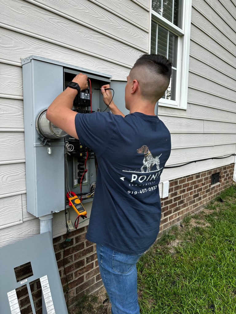 Point Electric LLC electrical panel upgrades, electrical panel installations in Smithfield, NC